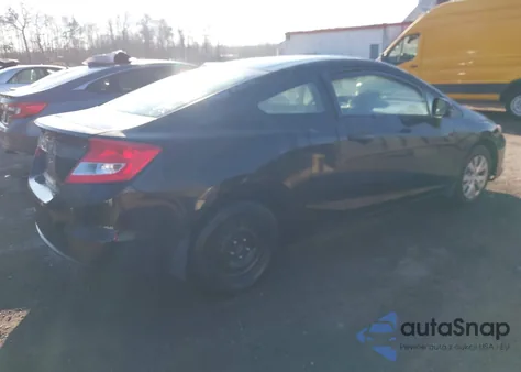2012 Honda Civic Lx z USA, uszkodzony, nr VIN 2HGFG3B57CH553424